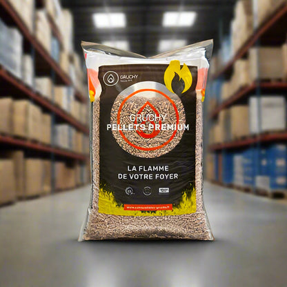 Gruchy Premium Holzpellets - 66 Säcke à 15 kg
